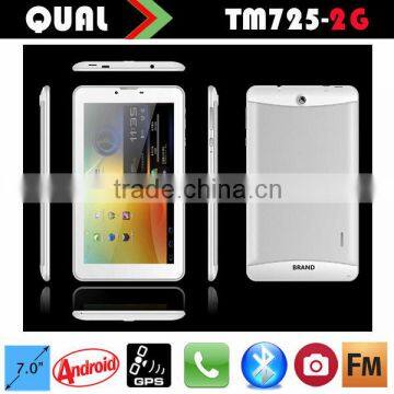 Hot !! 2g tablet android 7 inch MTK8312 Dual Core phone call tablet with GSM 2G phone call Bluetooth GPS FM function Android 4.4
