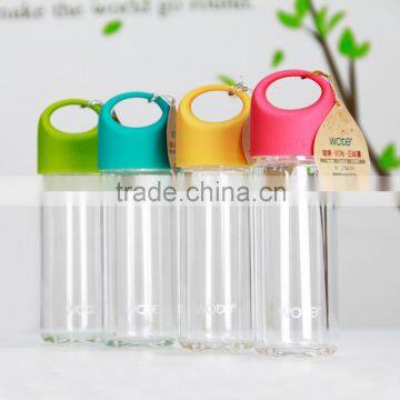 Hight quality BPA free glass water bottles with custom Logo