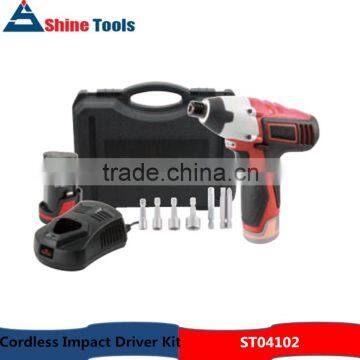 1PC electric rechargeable cordless Iimpact screwdriver kit