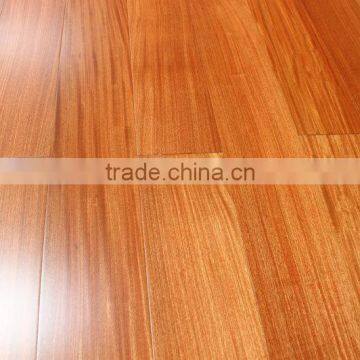 semi-solid Afrormosia flooring