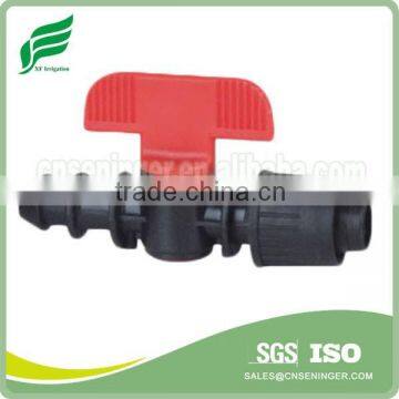 Dn16mm Irrigation Mini Valve Barb-Lock Valve PE Hose-drip Tape Valve