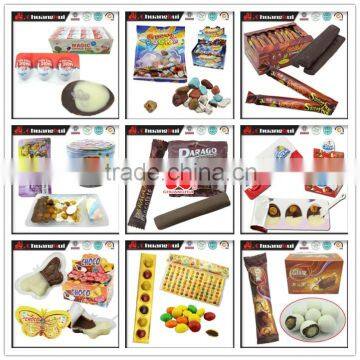 Halal Egg Cup White and Black Biscuits Chocolate Bar