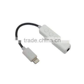 New arrival light -ning to 3.5mm aux cable earphone Adaptor/adapter for Apple Phone7/Phone7 plus