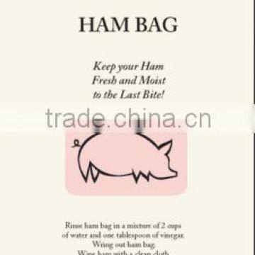 100% cotton retain freshness ham bag