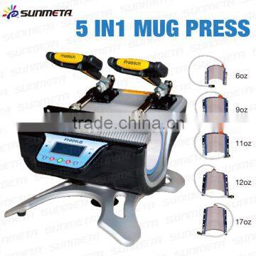 SB-400A Flatbed Sublimation 5 in 1 Mug Heat Press Machine