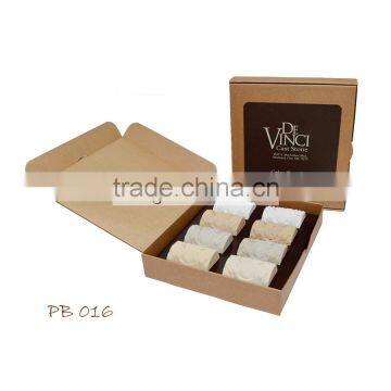 stone merchandising paper display box/quartz stone display box PB016