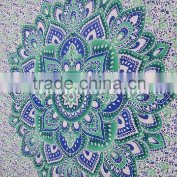 Ethnic Psychedelic Indian Ombre Mandala Lotus Wall Art Hippie Bohemian Wall Hanging Tapestry photo-4