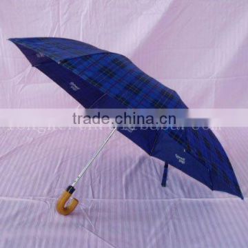 2 folding auto open umbrella double layer print logo