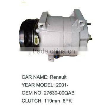 Auto A/C Compressor For RENAULT 27630-00QAB