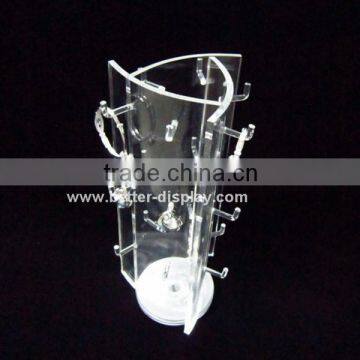 Custom plastic Acrylic Rotating Earring Display holder