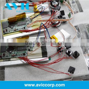 7 inch video brochure screen module/LCD video card module