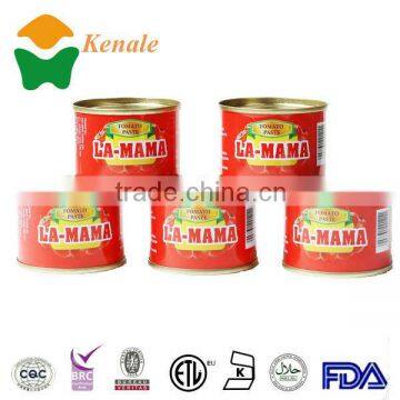 tomato paste to negeria 70gX50tins