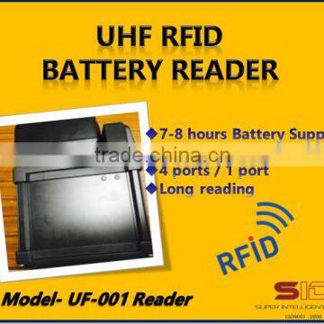 UHF RFID Battery Reader 4 ports / 1 port option - SID Global UF-001