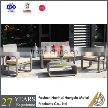 modern outdoor pe rattan sofa