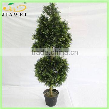 artificial double cypress plant wholesale