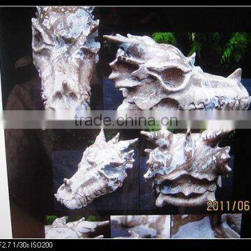 Nature Crystal Dragon Skull