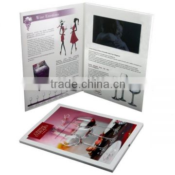 Hot sale 4.3 inch sexy video player download lcd business card video brochure for advertising