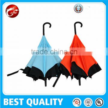 wrinkle-free upside down umbrella ultra-durable fiberglass umbrella popular style reverse umbrella