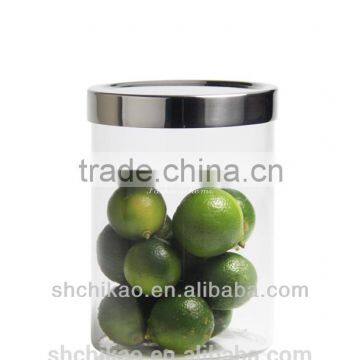 glass jar with lid /airtight glass jars for glass bottle manufacturer