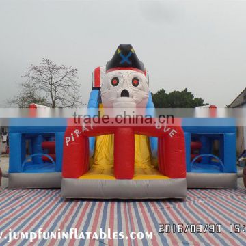 Inflatable pirates obstacle course 2016 good quality Children Inflatable Slide CE exports