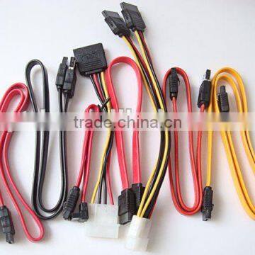 Good quality red color sata to firewire cable