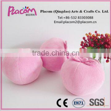 Best selling High quality Customzie Cheap Holiday gifts and Kid toys Wholesale Plush toy Pink apple