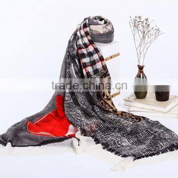 Factory Direct Digital Print Silk Shawl Producer in China Hua0915-30