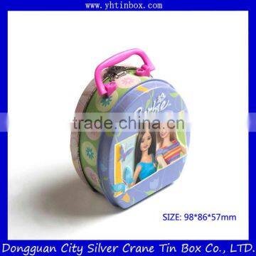 Cute Small Tin Box/Custom Tin Metal Lunch Box/Lovely Candy Tin Box