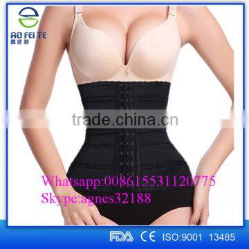 2016 Aofeite Black Body Shaper Slimming Body Corset Slimmer Body Shaper Women Waist Training Corsets