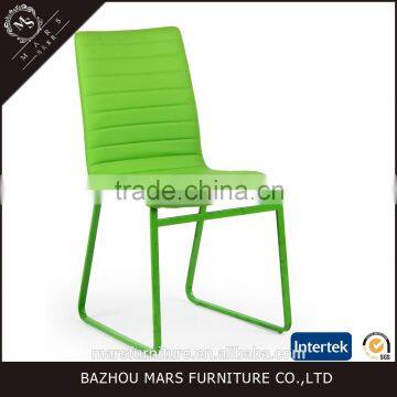 Wholesale Newest Design High Back Colourful PU Dining Chair