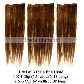 Full Head Clip Hair - Clips on Instant Hair Extensions