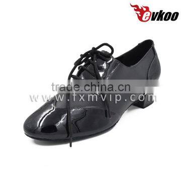 4cm high heel quality Genuine leather salsa dance shoes man