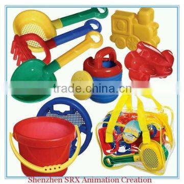 wholesale colorful outdoor beach toys summer play set,plastic wholesale colorful beach toys set,plastic summer sand toys set