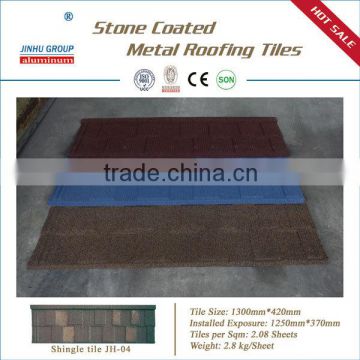 1340*420MM colorful stone coated steel roofing sheet