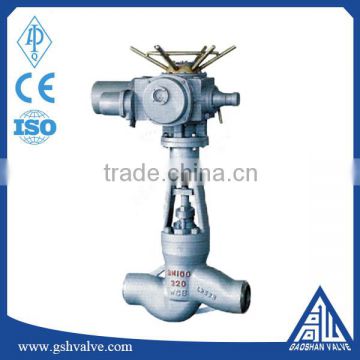 DN100 high pressure welding motor globe valve