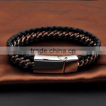 Hot Selling Men Genuine Leather Bracelets Wholesale photo-5