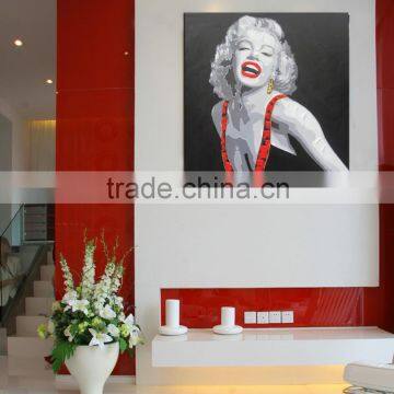 Modern Abstract Canvas Art Oil Painting Decor photo-2