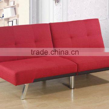 Bright Color Click Clack Fabric Sofa Bed