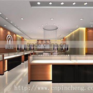 Indian Clothing Stores Display Showcase and Wooden Kiosk for Cell Phone Accessories