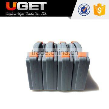 Rubber grip for comfortable carrying oem pp box simple plastic tool box