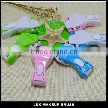 New colorful foldable cheapest PP plastic cosmetic eyelash curler