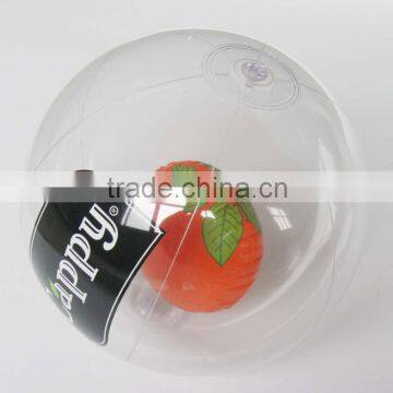 inflatable beach ball with 3D figure