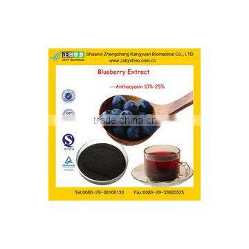 GMP Manufacturer Supply 100% Pure Blueberry Extract Powder Anthocyanins