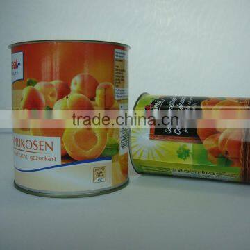 2015 Crop Canned Apricots In Light Syrup,Canned Fruit,Canned food,cannery