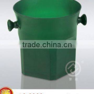 Plastic ice bucket for cooling soft drink