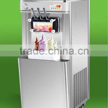 2+mix flavours commercial soft serve ice cream machine