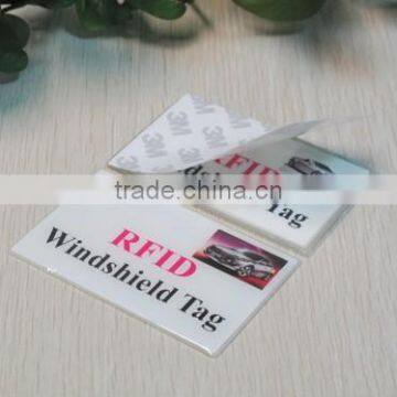 Passive Rewritable RFID Barcode Labeller HF/ UHF RFID Windshield Tags for Traffic Management photo-4