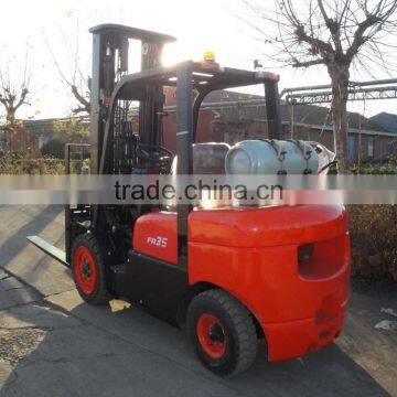 3.5Ton LPG/Gasoline Forklift Truck With Japan Nissan K25 Engine, Good Price photo-2
