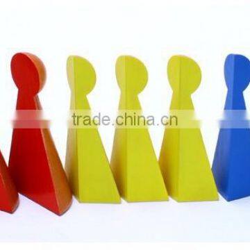 Wooden Math Education Montessori Fraction Skittles Toy photo-3