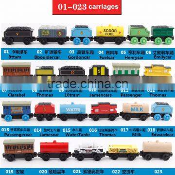 High Quality Baby Toy Small Wooden Magnetic Train Thomas photo-2